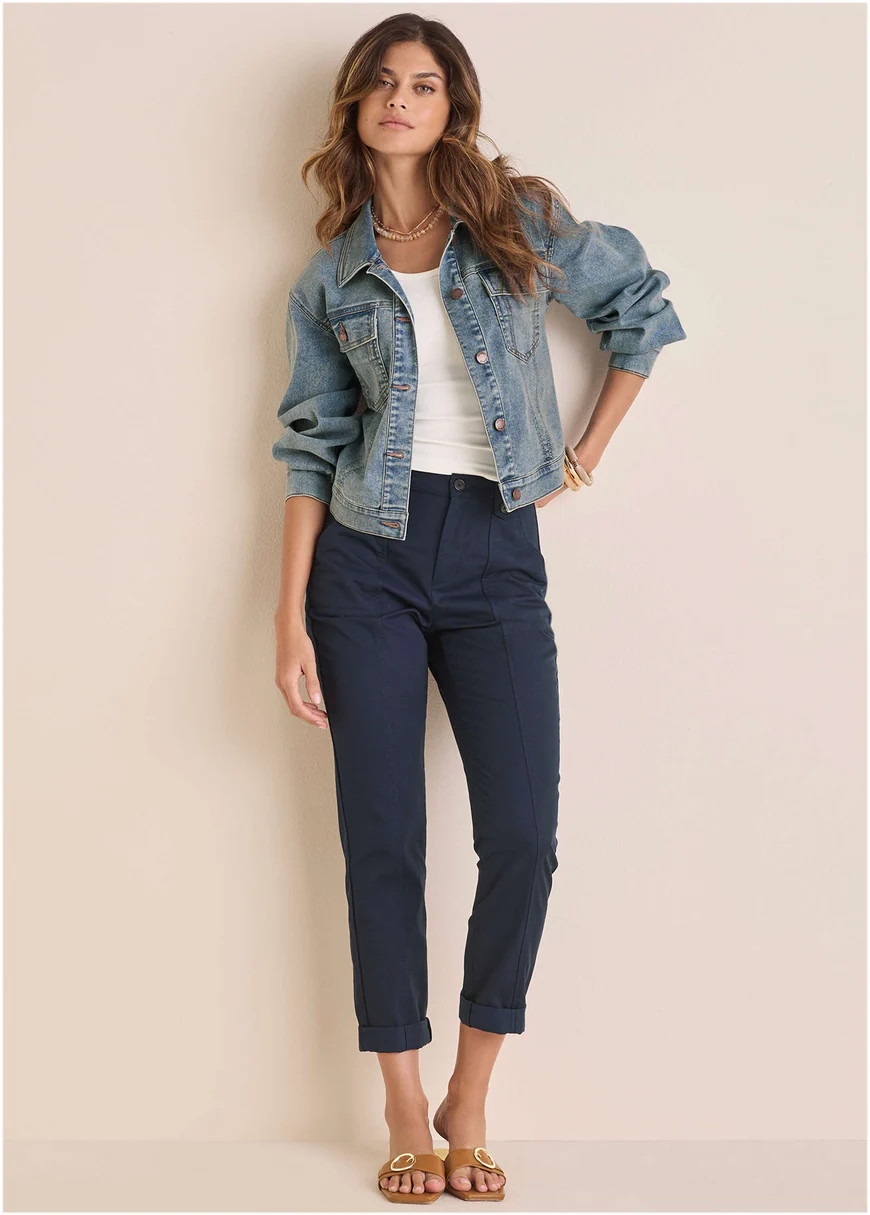 Core Denim Jacket - Light Wash | VENUS