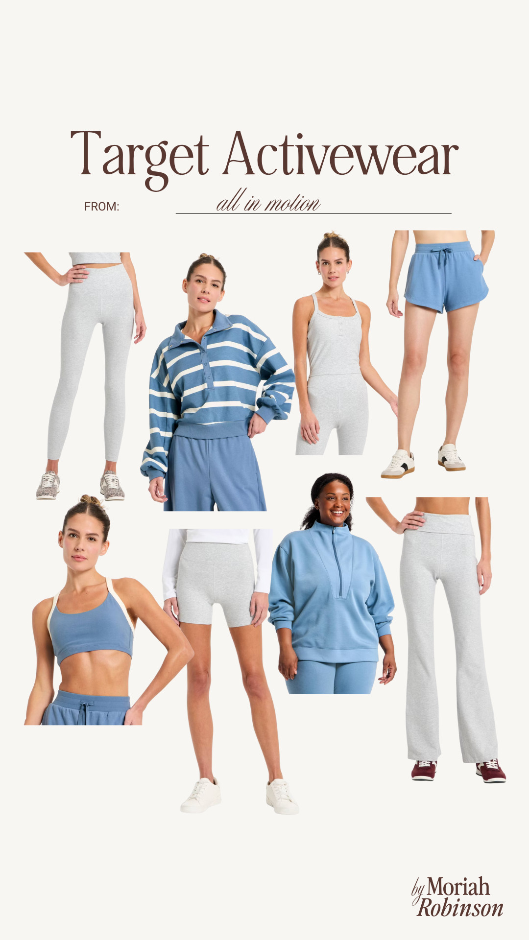 A roundup of Target activewear I am loving. The neutrals and blue tones are so stylish and perfect for everyday wear! 

 #LTKootd #LTKfitnessgoals #LTKActive