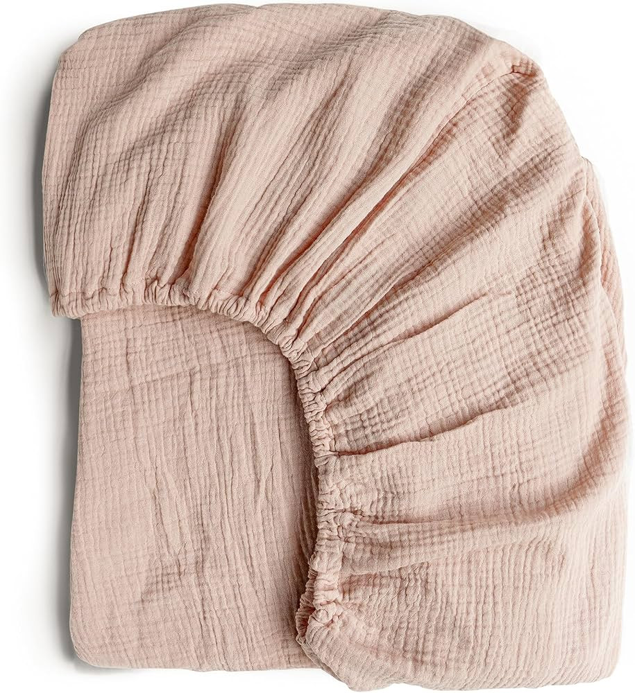 Amazon.com: Konssy Muslin Fitted Crib Sheets 100% Cotton Baby Crib Sheets for Standard Crib Mattr... | Amazon (US)