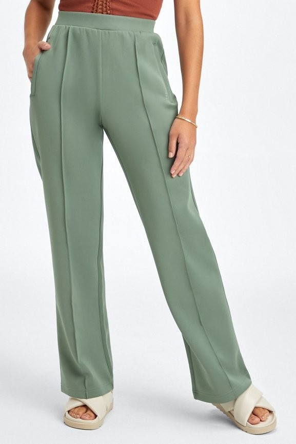 Plush Interlock Wide Leg Pant | Fabletics - North America