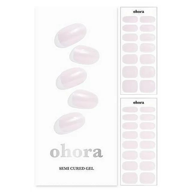 ohora Semi Cured Gel Nail Strips (N Glazed Donut) - Works with Any Nail Lamps, Salon-Quality, Lon... | Walmart (US)