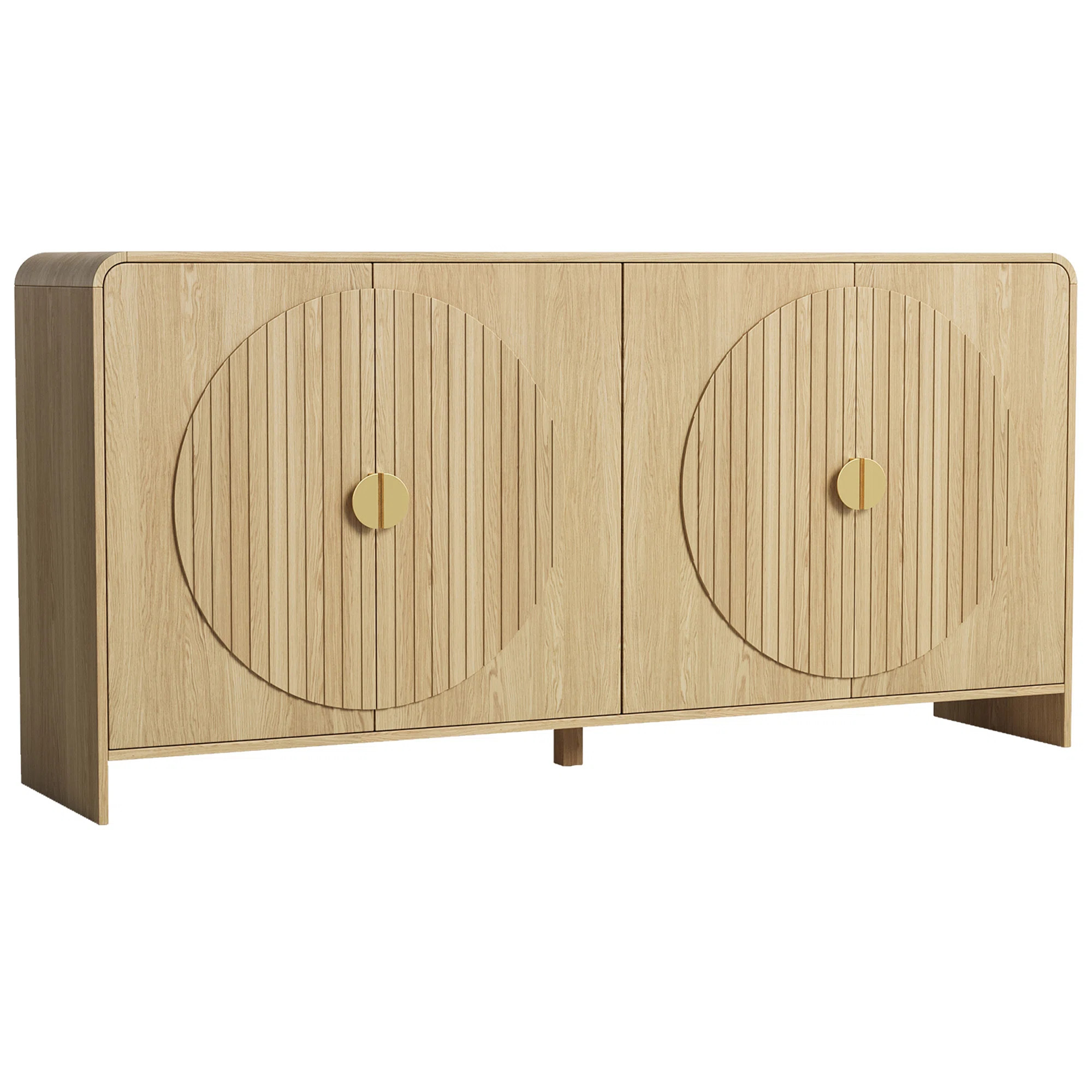 Ludlow Reeded 4-Door Sideboard | Wayfair North America