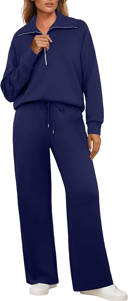 GRECERELLE Tracksuit Womens Full Set Autumn Lounge Wear Sets for Women Activewear Two Piece Outfi... | Amazon (UK)