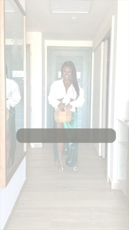 GRWM: Dinner at the Resort! This look is perfect your girls trip or baecation out the country!! I love the high slit skirt! And these gold heels are a CLOSET STAPLE!

#LTKcurves #LTKshoecrush #LTKSeasonal
