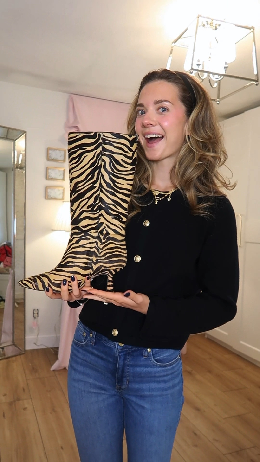 🐆”JCREWLTK” Extra 25% off cardigan + jeans ! Im in a medium in the cardigan and 26 in the jeans. 

🐆Boots are old Sam Edelman samira style!! There are some bootie versions floating around on Poshmark & I linked them 🫶🏻

🐆Exact sunglasses are the “Olivia” style from DIFF yeaaars ago but I’ve linked some similar! Love the scallops on the black pair. 

#LTKFindsUnder50 #LTKFallSale #LTKFindsUnder100