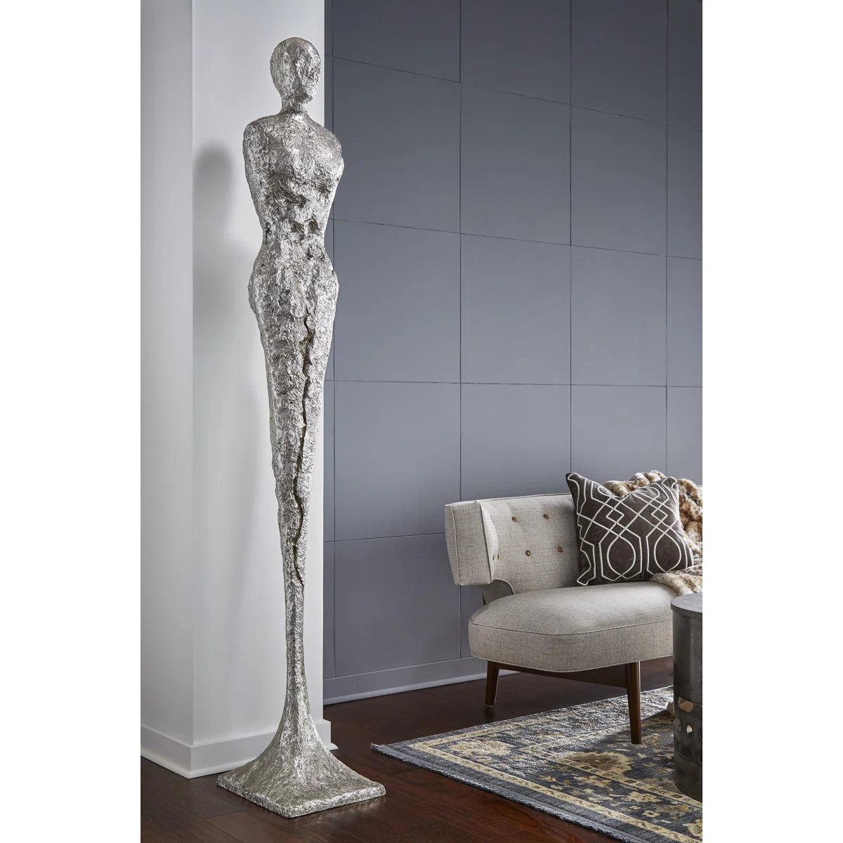 Skinny Chiseled Female Statue | Wayfair North America