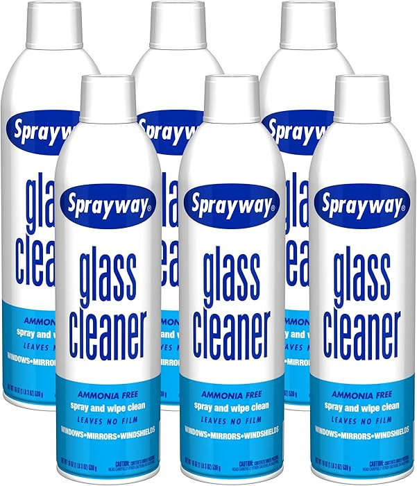 Sprayway Glass Cleaner with Foaming Spray for a Streak-Free Shine for Home and Automotive Use, 19... | Amazon (US)