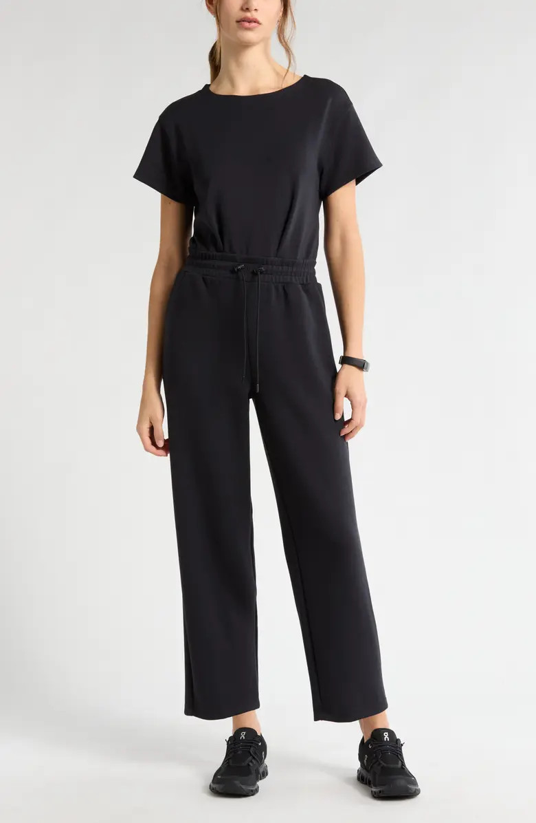 Ultra Soft Scuba Ankle Jumpsuit | Nordstrom