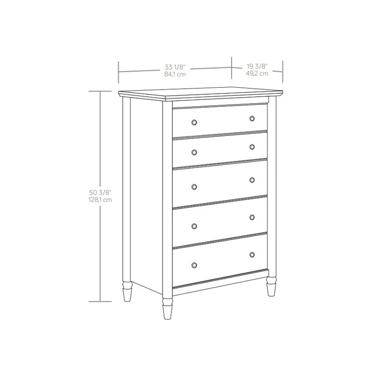 My Texas House Monroe 5-Drawer Dresser, Raven Black Oak Finish | Walmart (US)