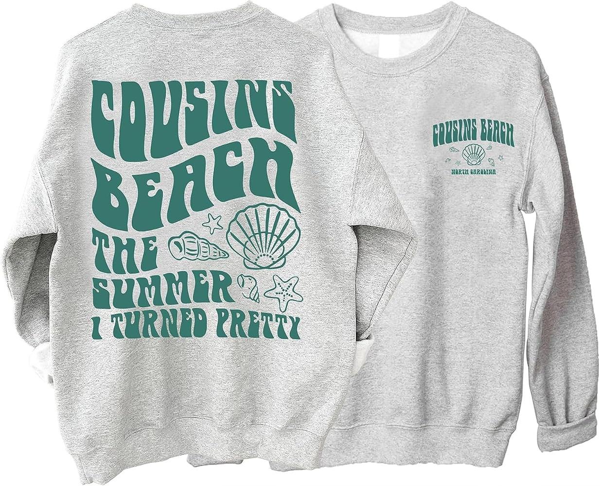 Beach Sweatshirts Hoodies Vintage The Summer I Turned Pretty Crewneck Sweatshirt Hoodies Gift | Amazon (US)