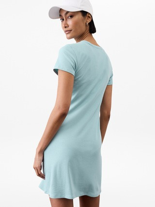 Signature Rib Tee Dress | Athleta