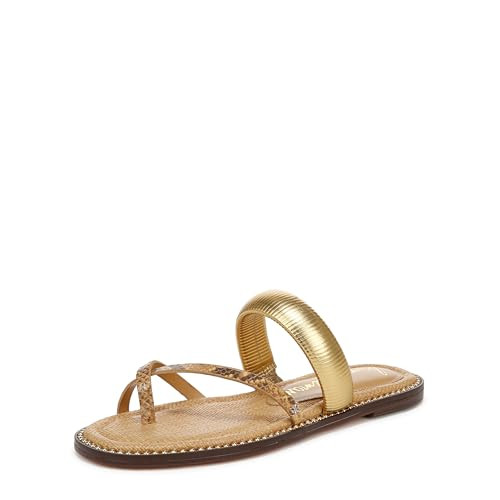 Sam Edelman Women's Tillie Flat Sandal, Amber Multi, 9.5 | Amazon (US)