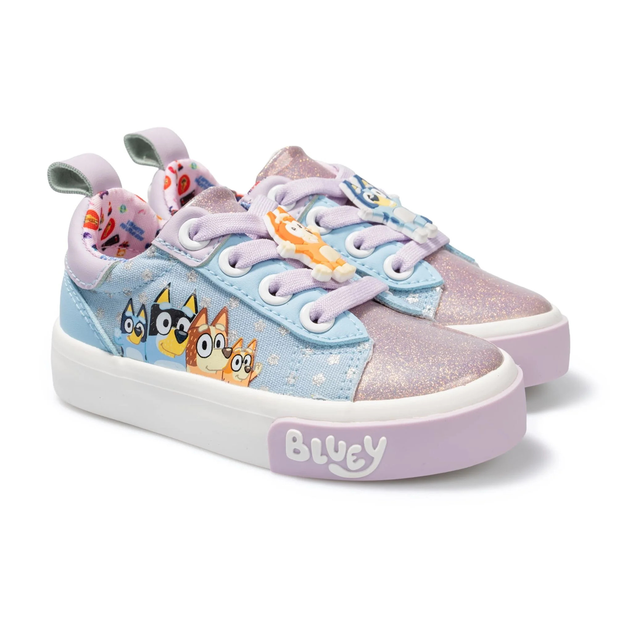 Bluey Toddler Girl Bluey & Bingo Slip-On Court Sneaker | Walmart (US)