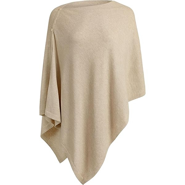 PULI Womens Shawl Wraps Scarf Button Poncho Sweater Cable Knit Oversize Versatile Cardigan Cape f... | Amazon (US)