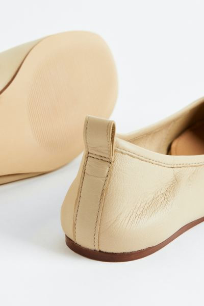 Leather Ballet Flats | H&M (US + CA)