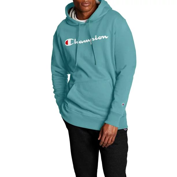 Champion Men's Powerblend Graphic Fleece Pullover Hoodie, up to Size 2XL | Walmart (US)