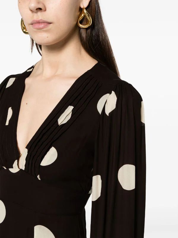 bold polka dot-print minidress | Farfetch Global
