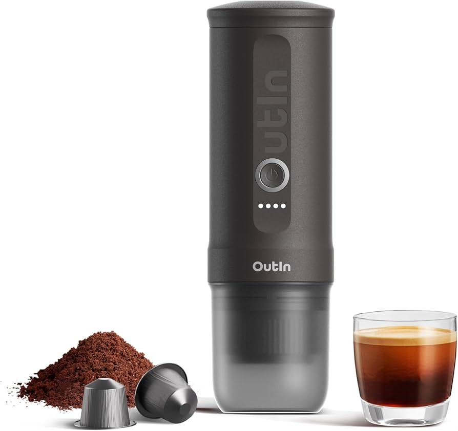 OutIn Nano Portable Electric Espresso Machine, Travel Coffee Maker for Camping, Car Coffee Maker ... | Amazon (US)