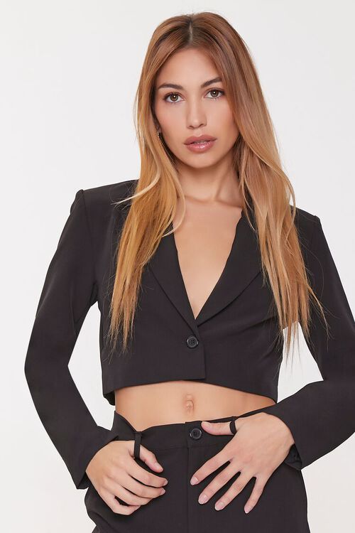Cropped Single-Breasted Blazer | Forever 21 (US)