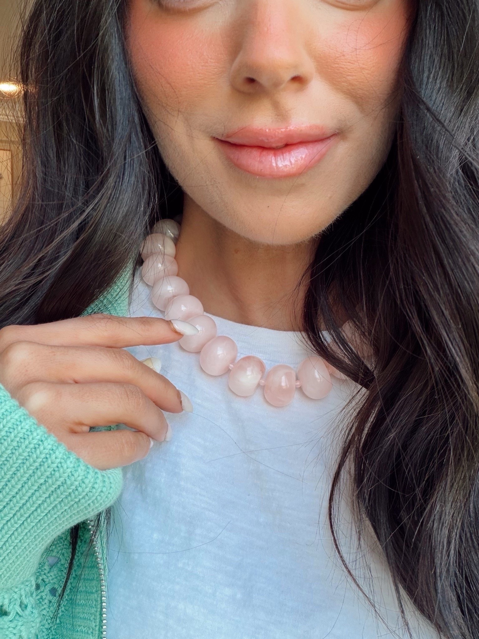 These necklaces are so in for spring and summer this year! I’m wearing the $68 but I’m linking one that looks super similar that I also own! Obviously not as heavy and as good quality, but a great alternative ￼￼


#LTKSeasonal #LTKootd #LTKBeauty