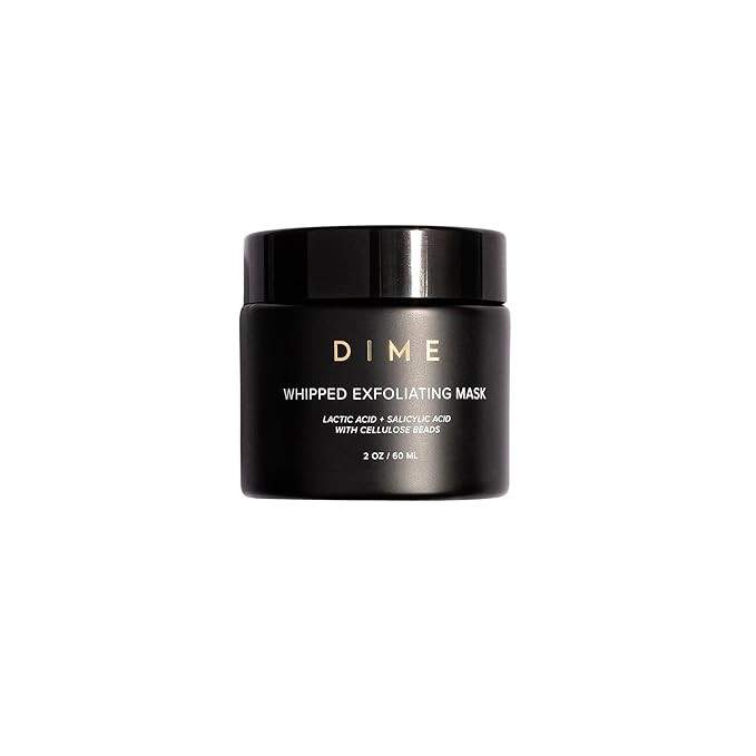DIME Beauty Whipped Exfoliating Mask, Face Scrub and Cleanser, Lactic Acid and Salicylic Acid Scr... | Amazon (US)