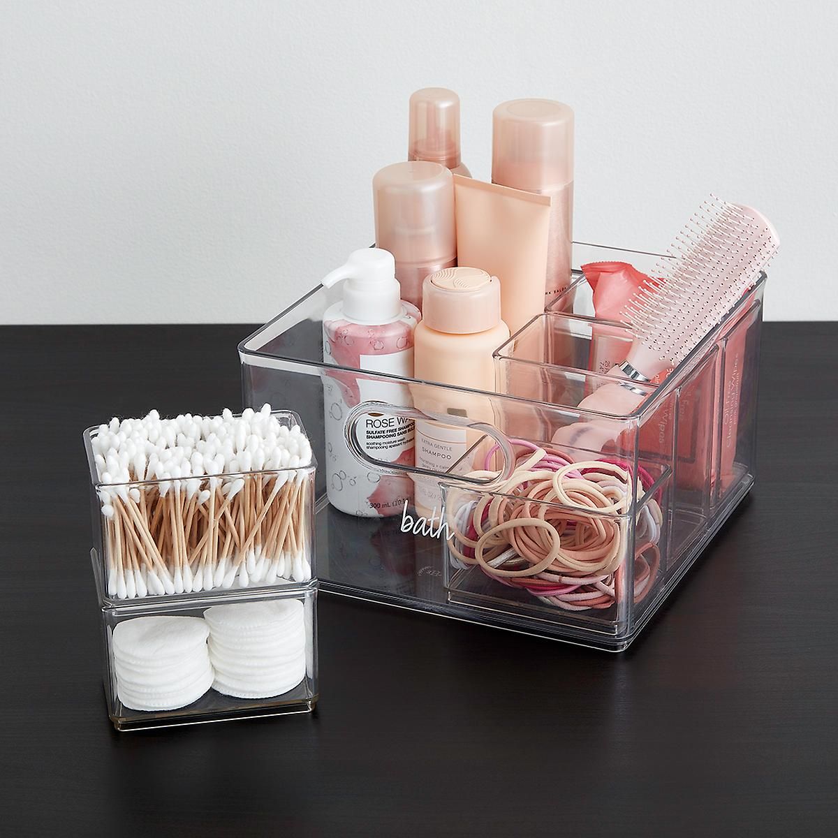 THE HOME EDIT T.H.E. Small Bin Organizer Clear | The Container Store