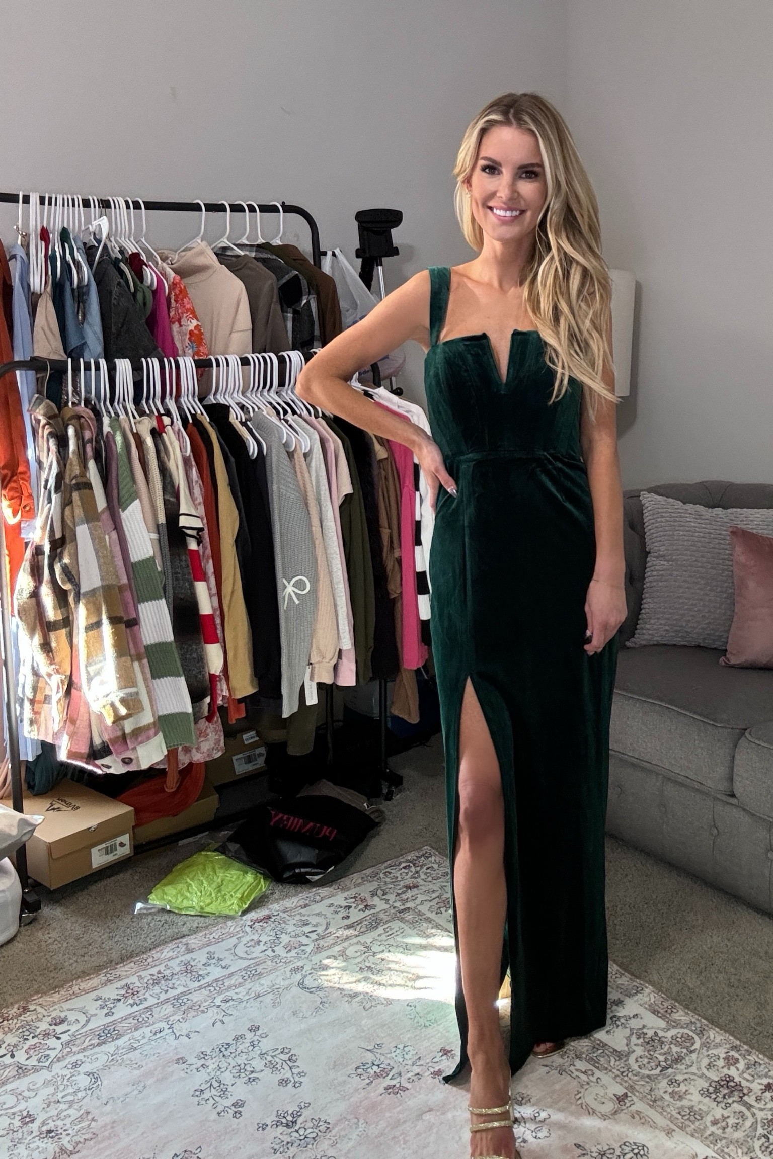 Grabbed this stunning velvet dress for my husband’s Christmas party! I had to share it with you guys now because I know it will sell out! 

#christmasparty #holidaypartydress

#LTKSeasonal #LTKParties #LTKHoliday