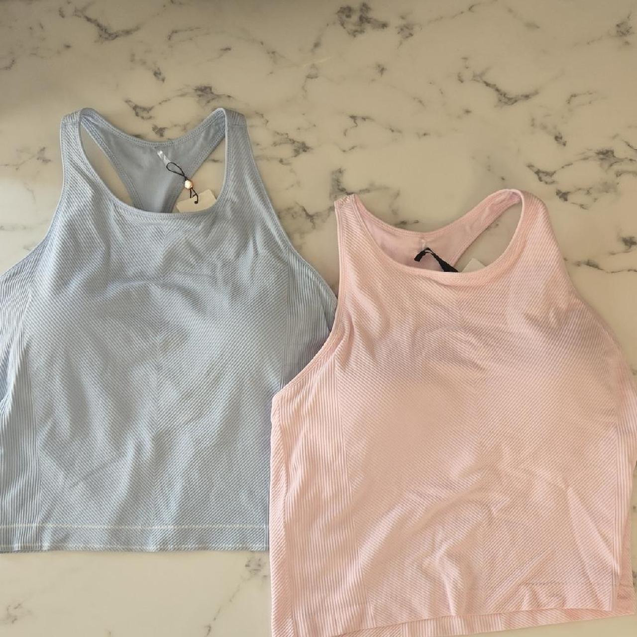 Calia Women's Tank top - Blue/Pink - XXL | Depop US