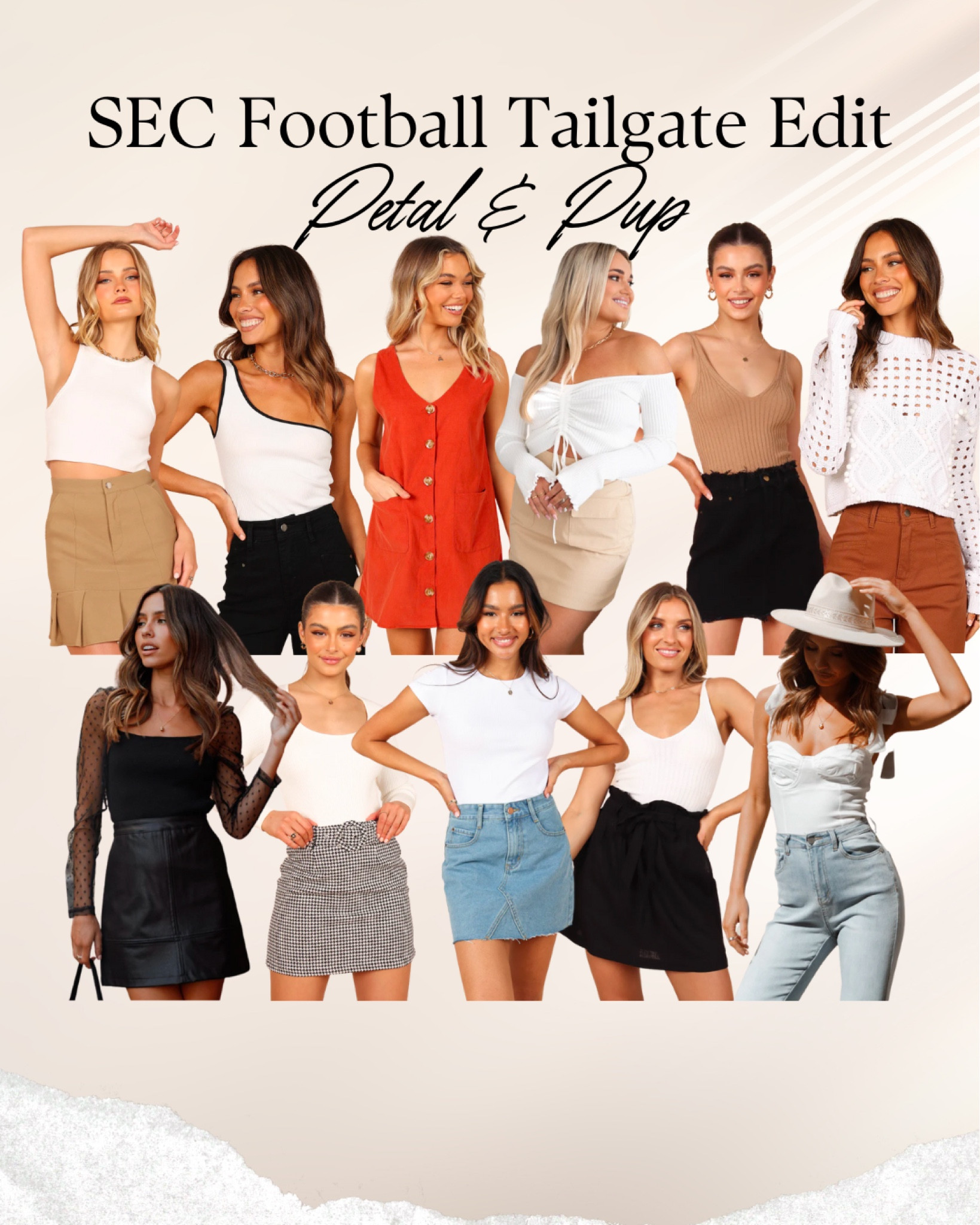 SEC football season is here! Shop these gameday outfits at Petal & Pup

#gameday #tailgate #georgia #bulldogs #usc #gamecocks #falllooks #fallarrivals #tailgateoutfit #gamedayoutfit #petalandpup #falloutfits #ltksale

#LTKunder100 #LTKsalealert #LTKSeasonal
