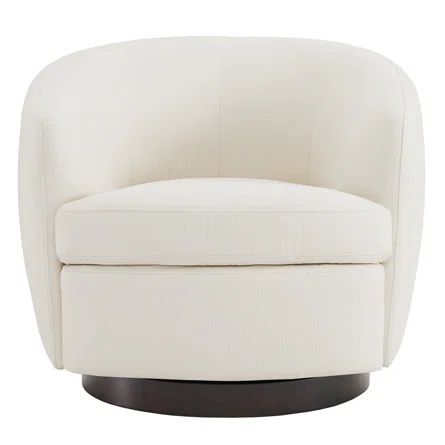 Marcy Upholstered Swivel Barrel Chair | Wayfair North America