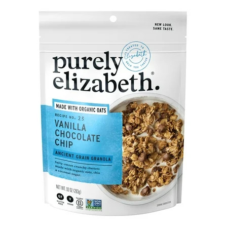 Purely Elizabeth Ancient Grain Granola, Vanilla Chocolate Chip, 10 oz Bag | Walmart (US)