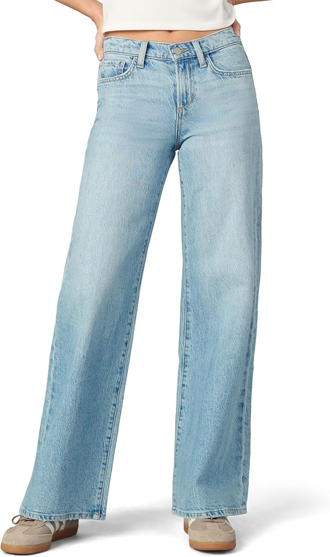 Joe's Jeans Women's The Lou Lou Low Rise Wide Leg Jeans, Elegant, 27 | Amazon (US)