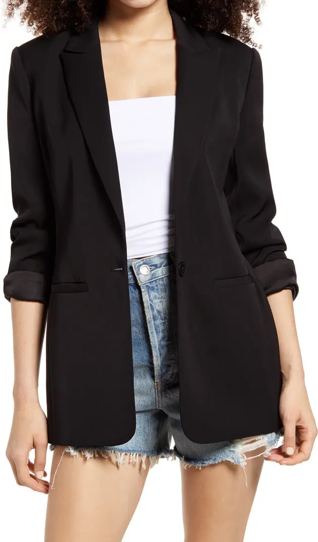 Tailored Single Button Blazer | Nordstrom