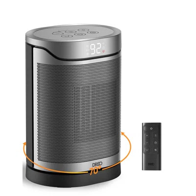 Dreo Space Heaters For Home, Portable Heater With Remote, 70℃ Oscillation, 1500w Ptc Electric Heater With Thermostat For Inside, 1-12h Timer, Office | Wayfair North America