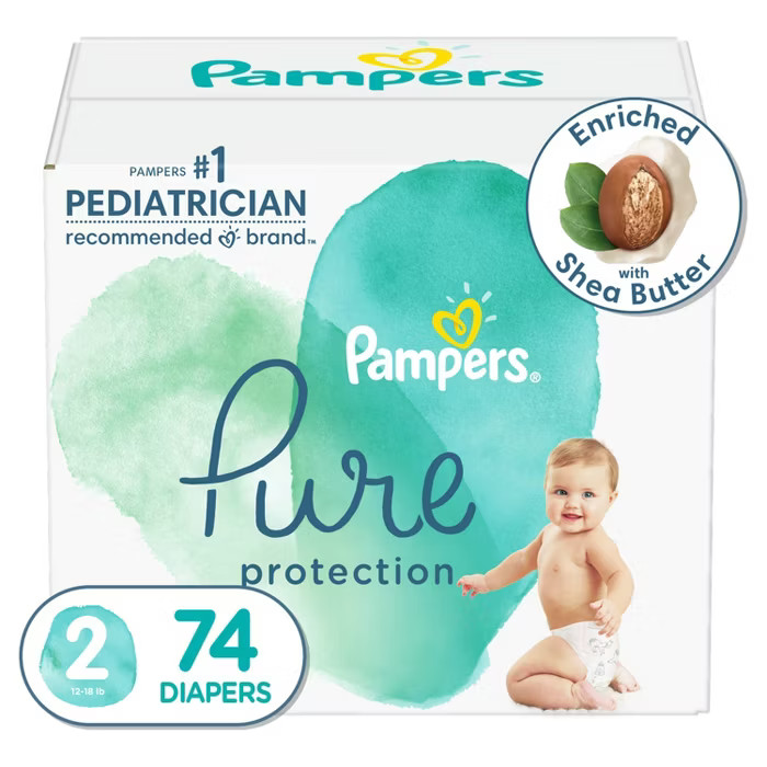 Pampers Pure Protection Diapers - (Select Size and Count) | Target
