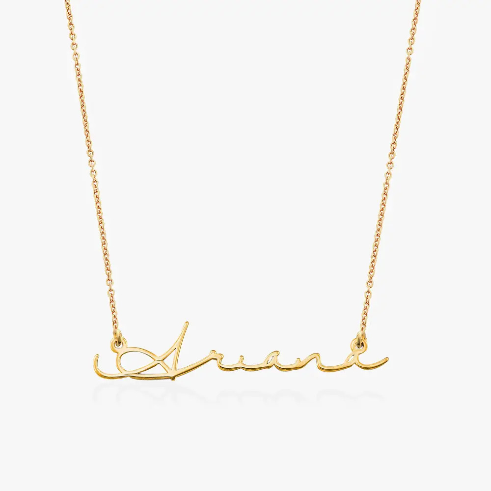 Mon Petit Name Necklace - Gold Vermeil | Oak & Luna (US)