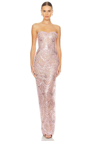 Bronx and Banco x REVOLVE Giselle Maxi Dress in Blush from Revolve.com | Revolve Clothing (Global)