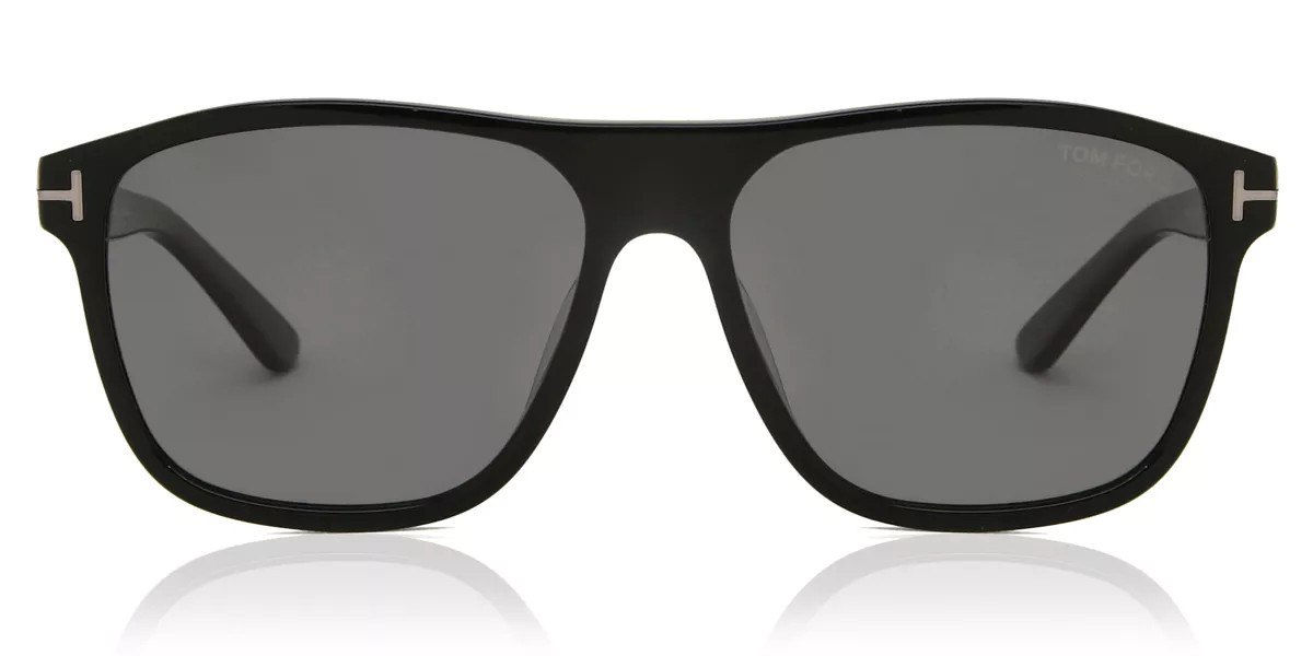 Tom Ford FT1081-N FRANCES Polarized 01D Men's Sunglasses Black Size 58 | SmartBuyGlasses Global