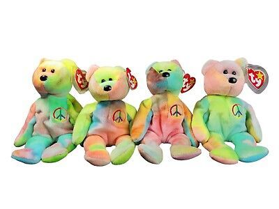 Ty Beanie Baby: Peace Bear 1996 - Multicolor  | eBay | eBay US