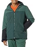 Amazon Essentials Men's Long-Sleeve Insulated Water-Resistant Hooded Snow Jacket, Green, Color Block | Amazon (US)