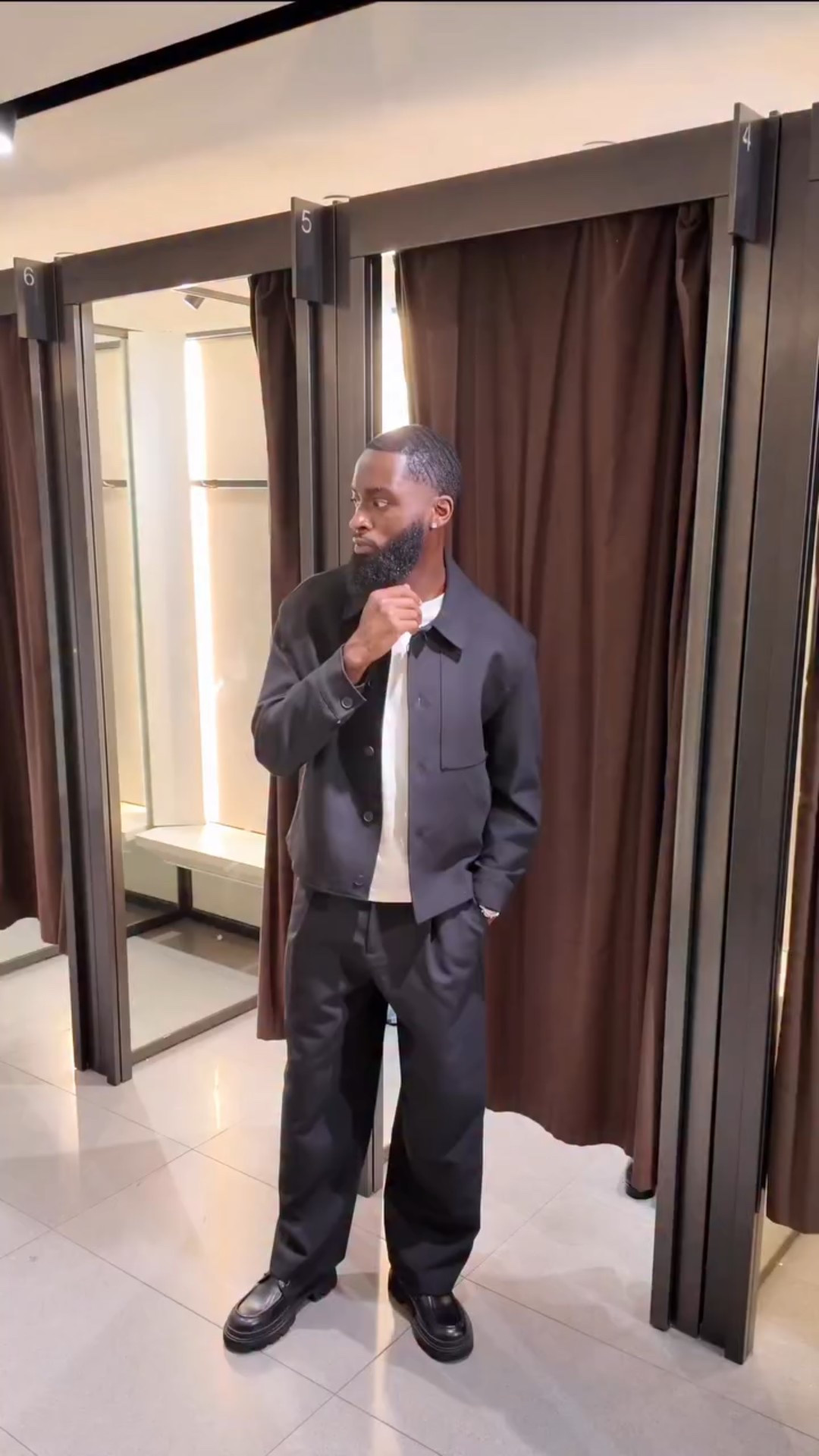 If your wardrobe ain’t ready for autumn, this is your sign 🚨🍁 

Brand: @zara @zaraman 

Styled 4 Zara fits for y’all.. which one’s the
biggest W?

Outfit details: 
Outfit #1: 
👕 Men’s TEXTURED POLO SHIRT | Oyster-White | Size: M | Code: 4087/333/251
👖 PLEATED RELAXED FIT PANTS | Black | Size: US 32 | Code: 6861/391/800
👞 : @Zara

Outfit #2: 
👕: BOXY FIT OVERSHIRT | Black | Size: US M | Code: 6861/390/800
👖 PLEATED RELAXED FIT PANTS | Black | Size: US 32 | Code: 6861/391/800
👞: @zara

Outfit #3:
👕: OPENWORK STRIPED SWEATER | Orange | Size: US M | Code: 5536/308/615
👖: DENIM CARGO PANTS WITH POCKETS | Green | Size: US: 32 | Code: 5575/374/500

Outfit #4: 
👕: WASHED JACKET WITH CONTRAST STITCHING | Brown | Size: US M | Code: 6987/303/700
👖: DENIM CARGO PANTS WITH POCKETS | Taupe Brown | Size: US: 32 | Code: 5575/374/500

Outfit #5: 
👕: LIGHT DENIM POLO SHIRT | Color: Light Blue | Size US: M | Code: 6987/395/406
👖: DENIM CARGO PANTS WITH POCKETS | Green | Size: US: 32 | Code: 5575/374/500


#LTKGiftGuide #LTKMens #LTKootd