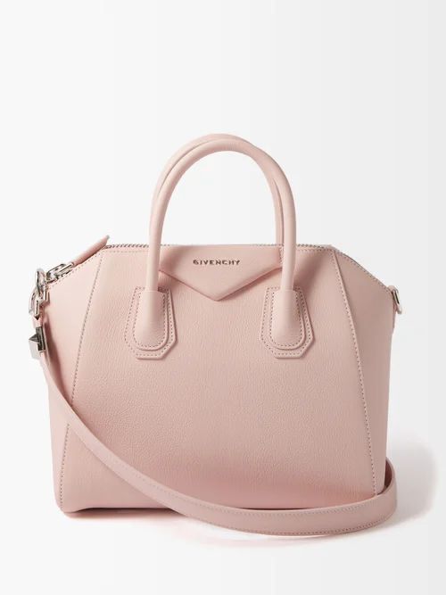 Givenchy - Antigona Small Leather Bag - Womens - Light Pink | Matches (US)