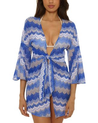BECCA® by Rebecca Virtue Santorini Textured Knit Cover Up Tunic | Bloomingdale's Women | Bloomingdale's (US)