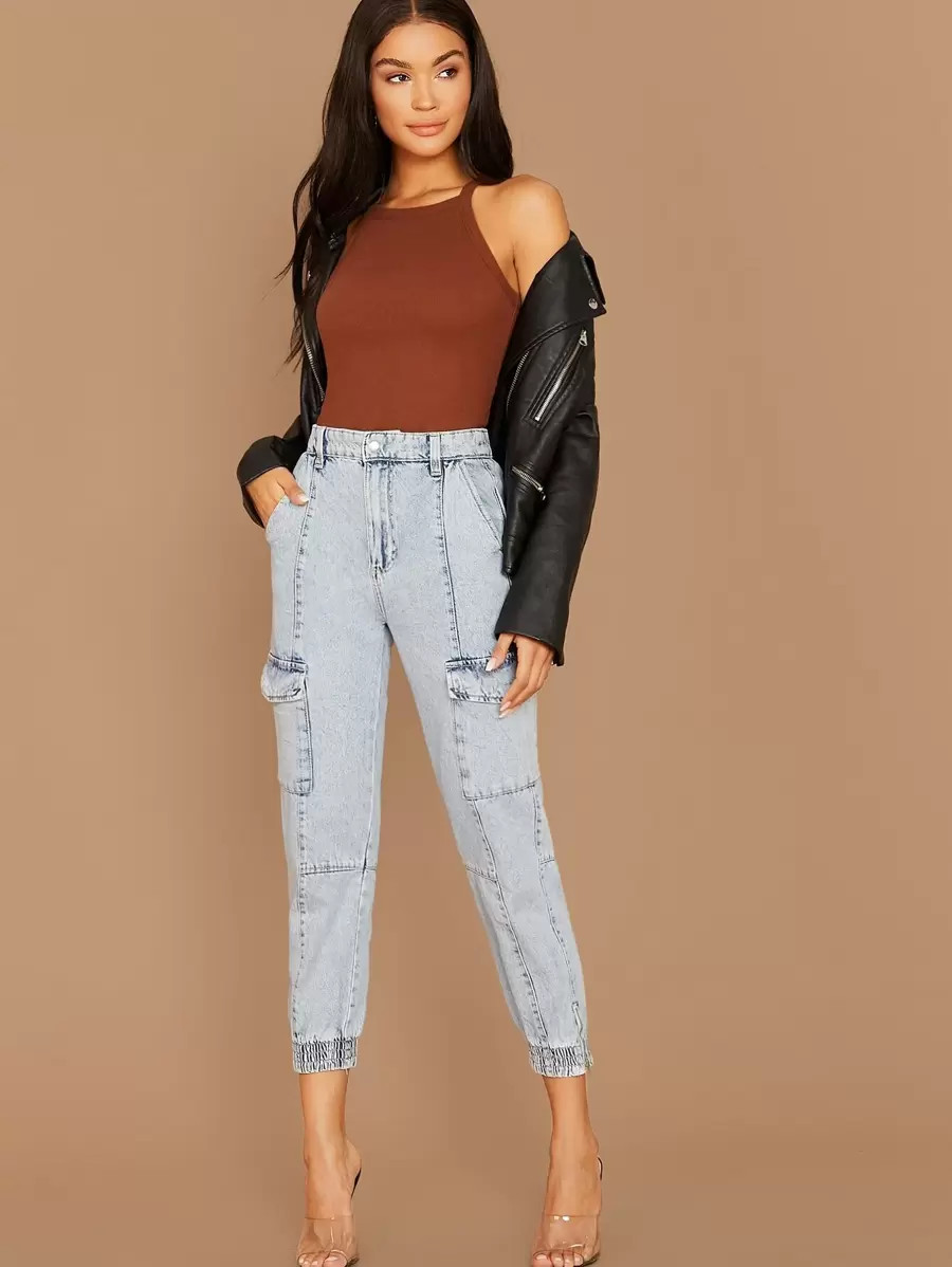 SHEIN Ribbed Form-Fitting Halter Top | SHEIN