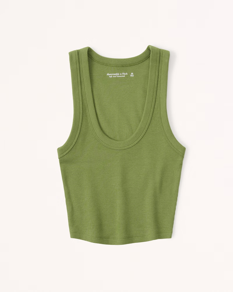 Essential Scoopneck Tank | Abercrombie & Fitch (US)