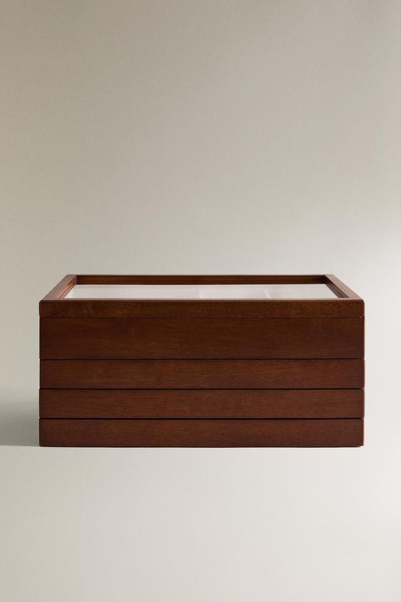 LARGE WOODEN JEWELLERY BOX | Zara UK
