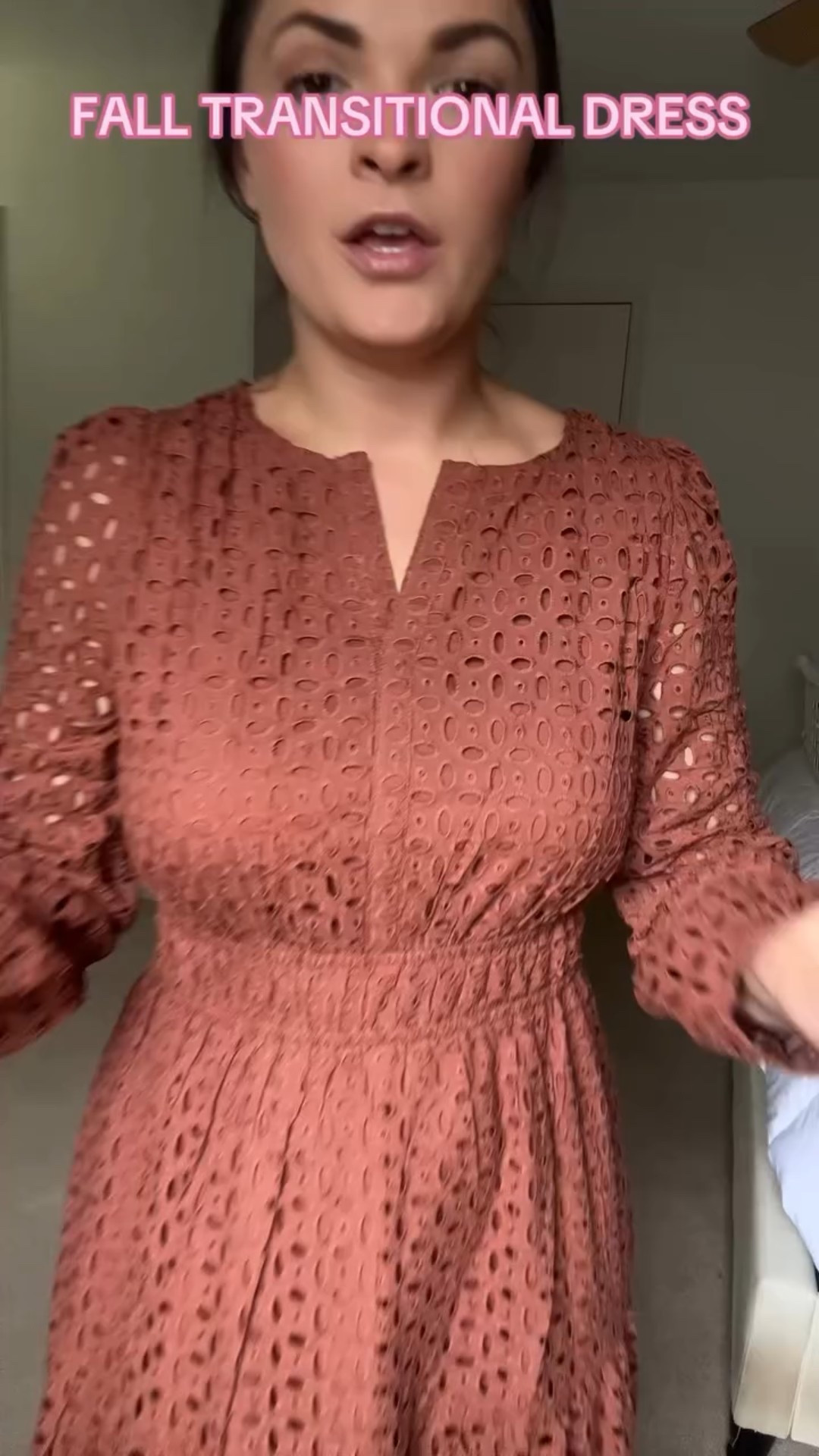 That in-between season where I need something comfy for mom life but still chic enough for date night—this dress checks all the boxes!✨🤎 

#momlife #ootd #momstyle #gifted #zessica