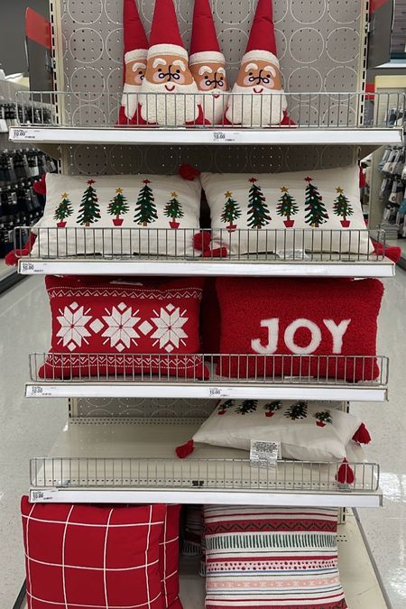 Target Christmas pillows with santa cute trees, red and green all the colors all the cute styles $10 $15 and $20 these ones are all $10 

#targetchristmas #christmaspillows #targetpillows #santapillow 

#LTKhome #LTKSeasonal #LTKHoliday