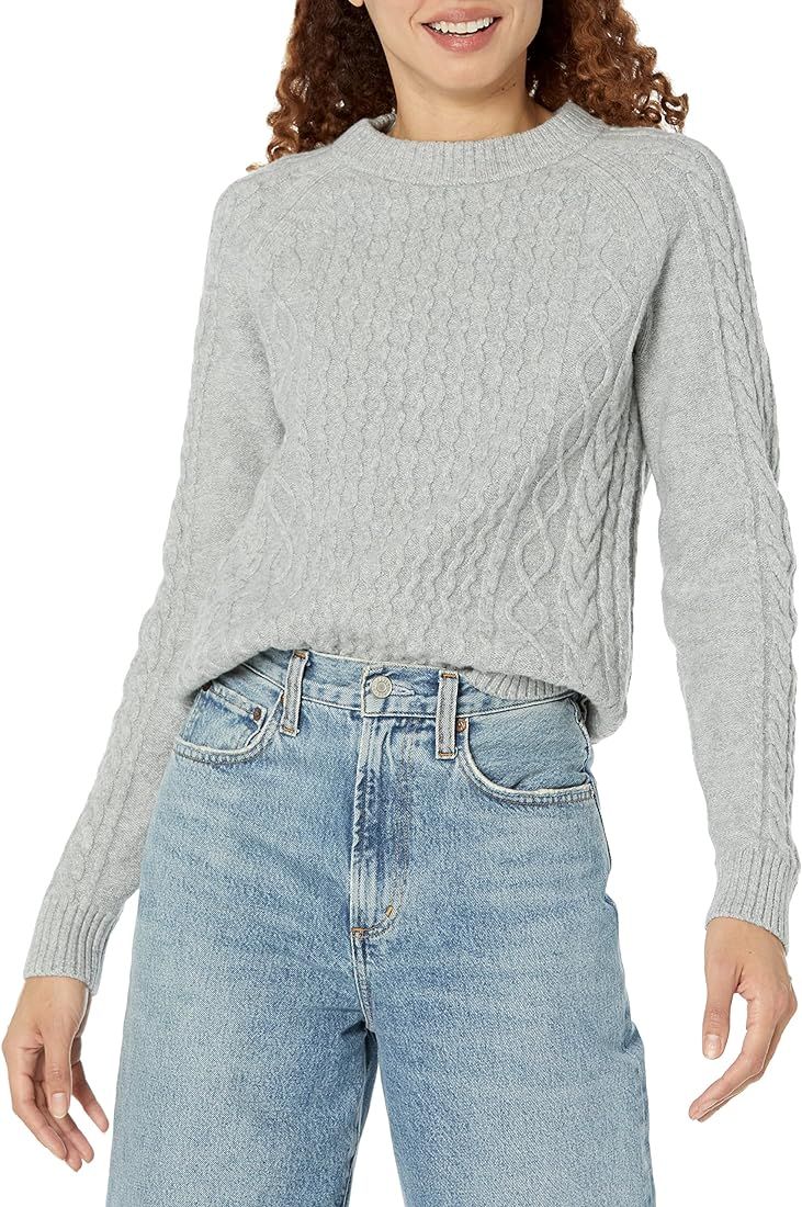 Amazon Essentials Women's Stitch Cable Sweater | Amazon (US)
