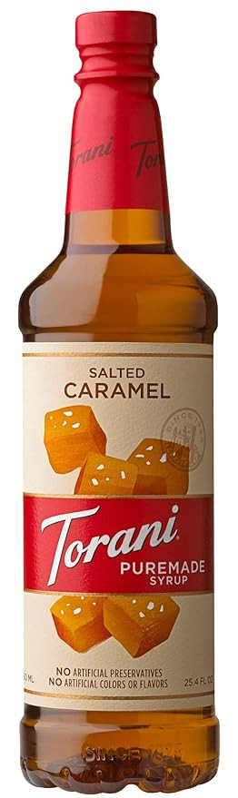 Torani Puremade Syrup, Salted Caramel, 25.4 Ounces, Kosher Cerified | Amazon (US)